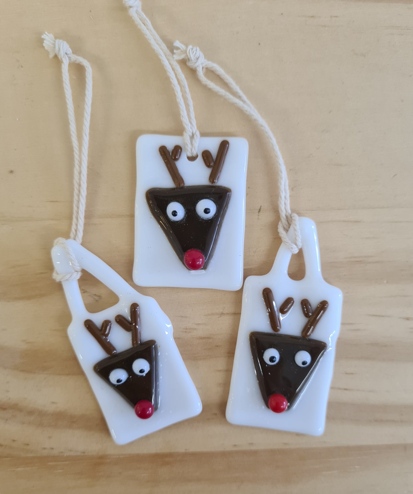Adorable reindeer hanging ornaments