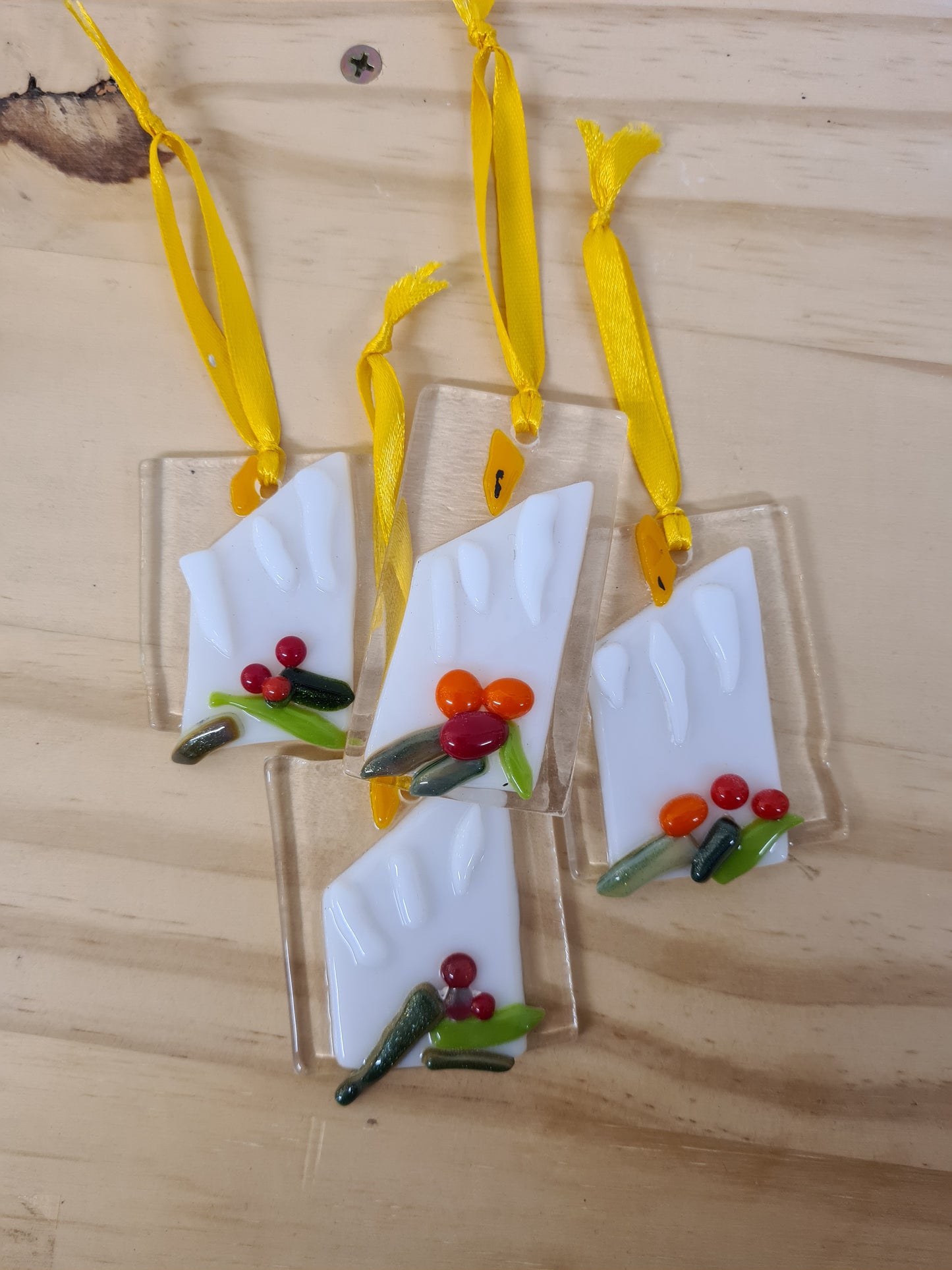 Warm Candle Hanging Christmas Ornament