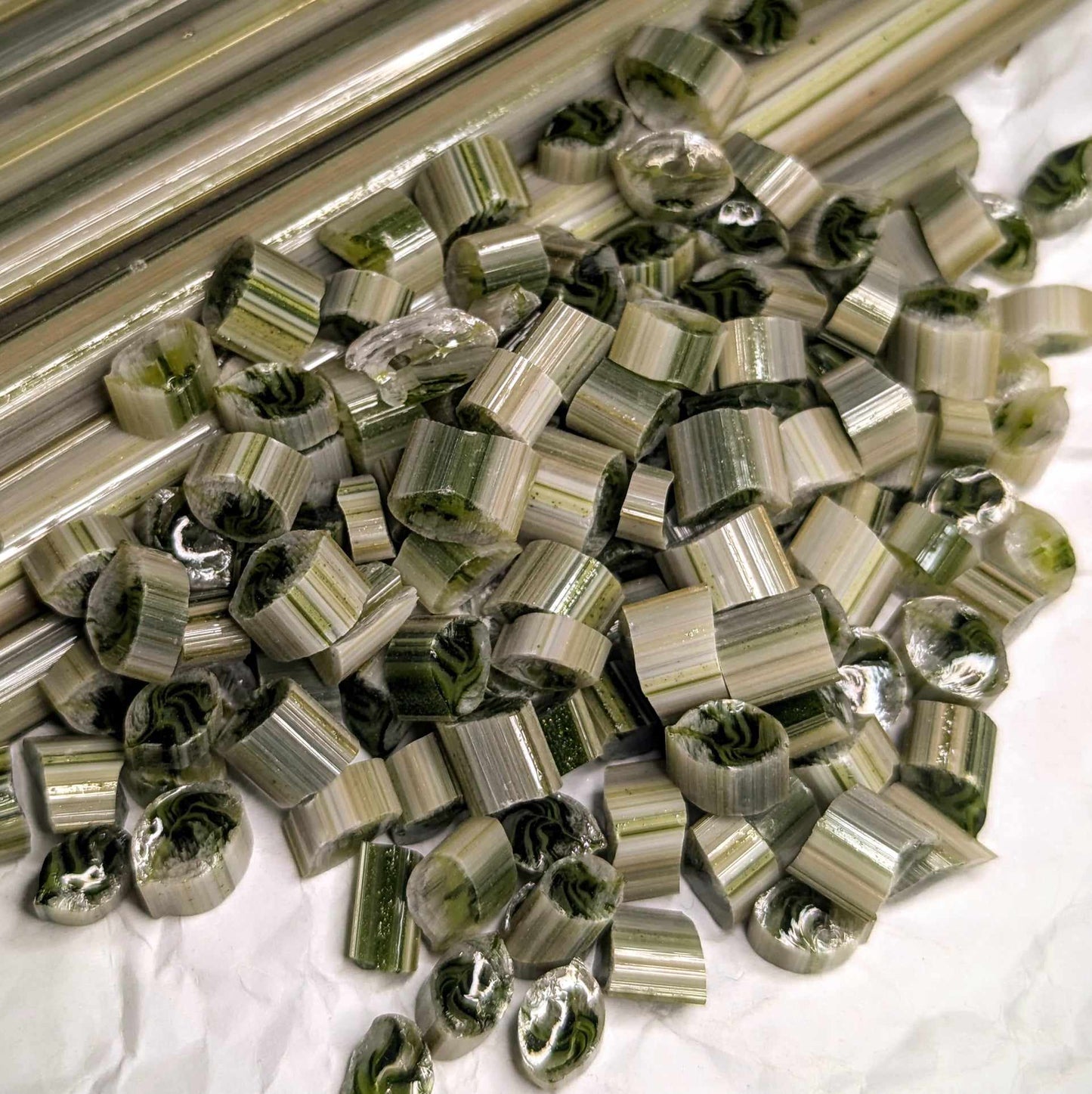 Vitrigraph Glass Murrine Leaves