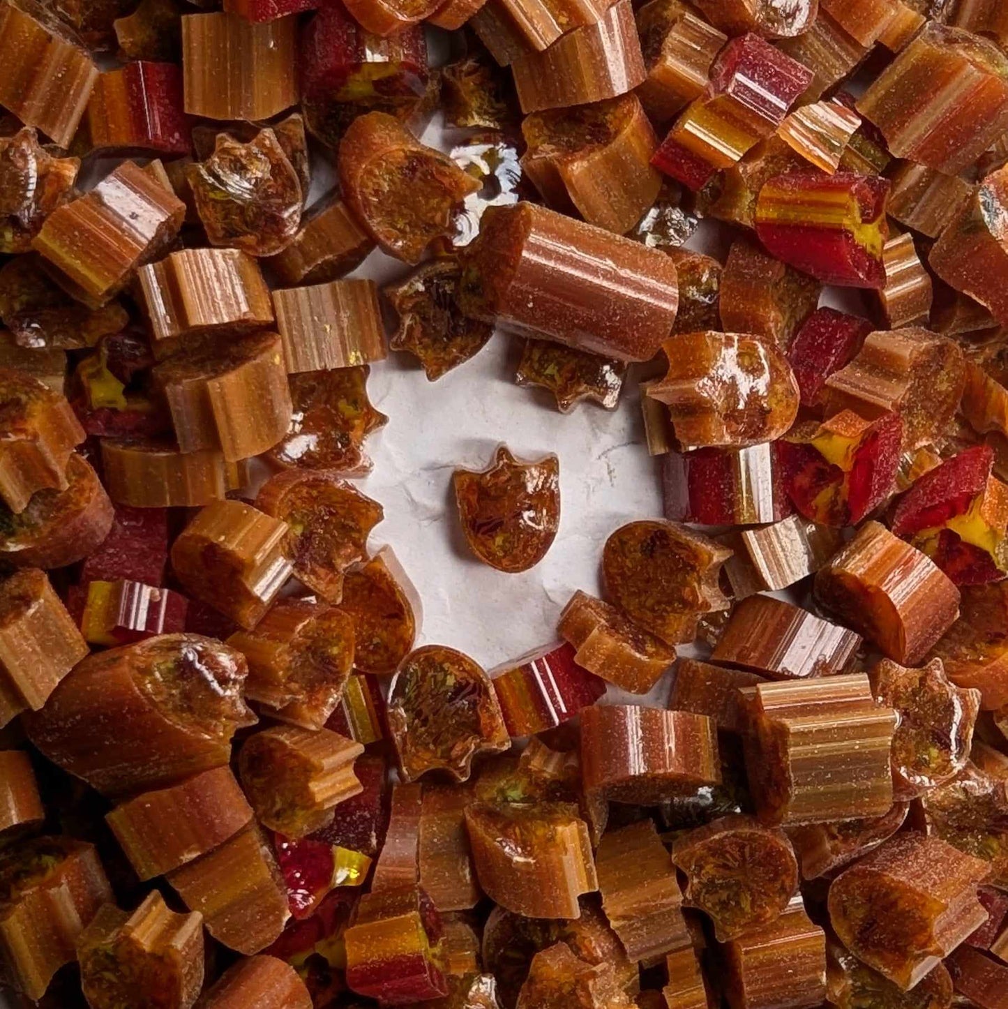 Fiery Red Tulip Vitrigraph Murrine