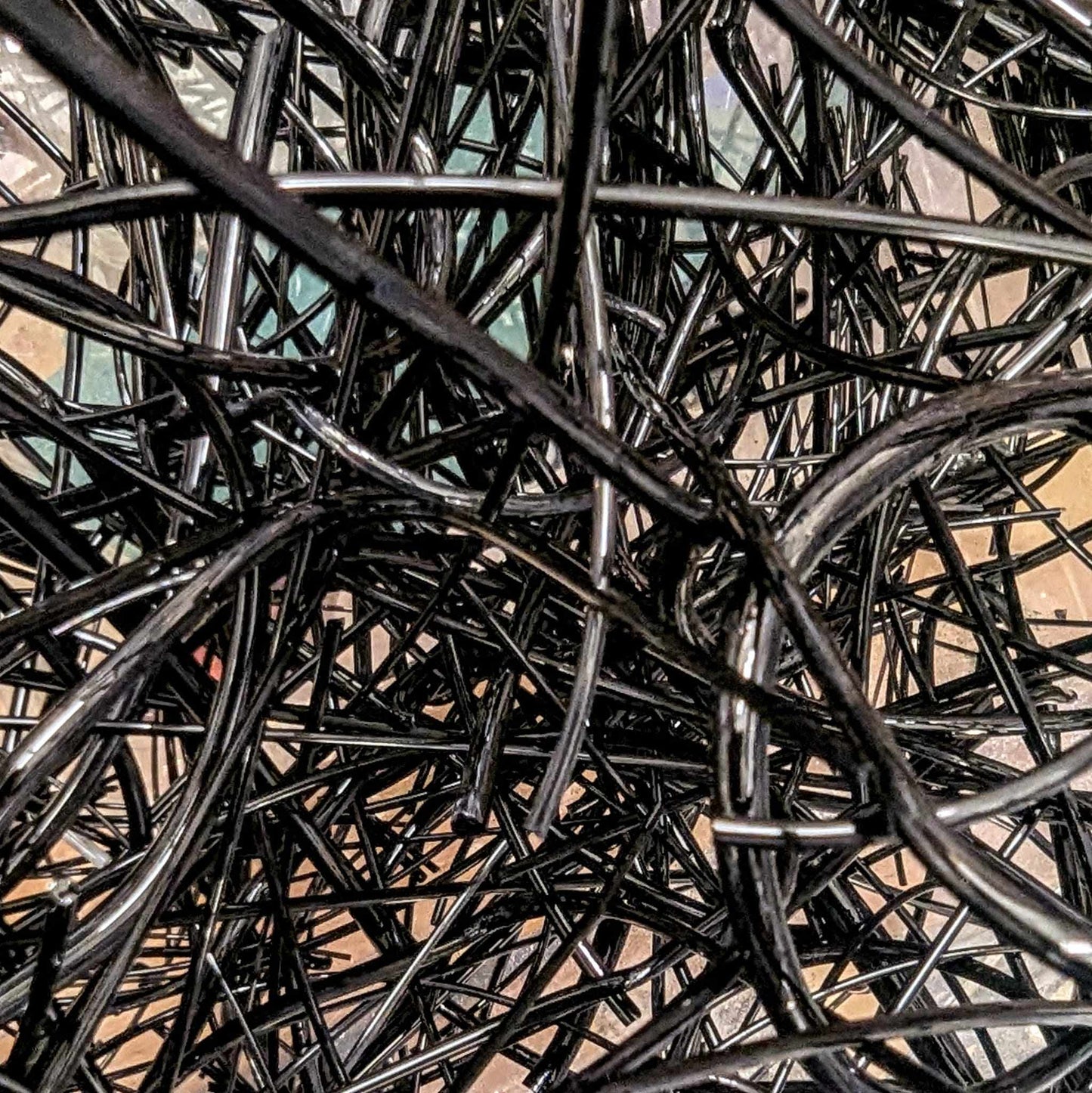 Black Vitrigraph Glass Stringers