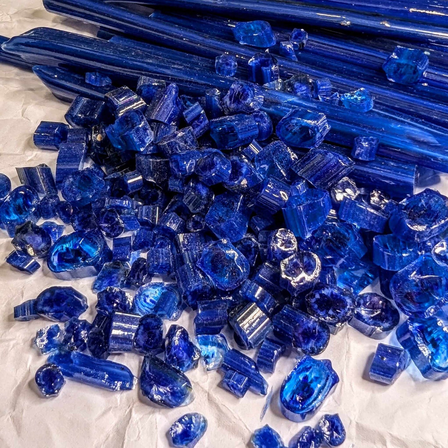 Bluebell Glass Vitrigraph Murrine