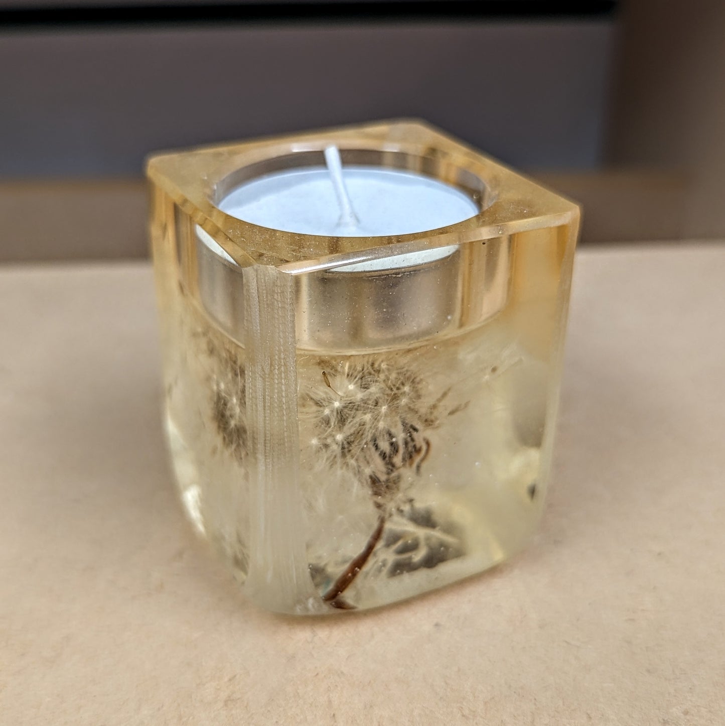 Dandelion candle Holder