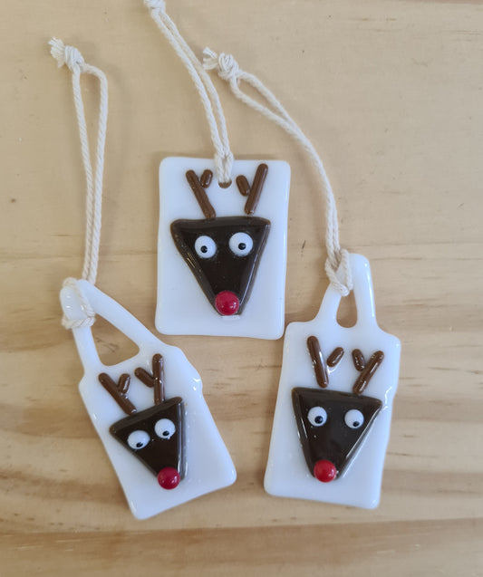 Adorable reindeer hanging ornaments