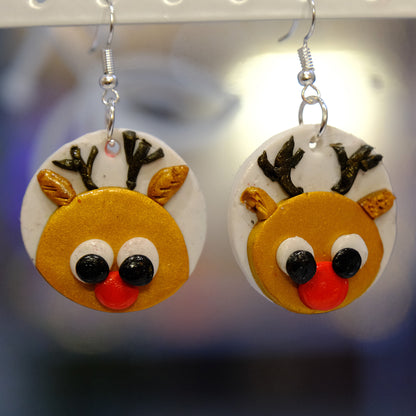 Adorable Reindeer earrings