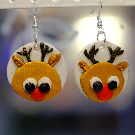 Adorable Reindeer earrings