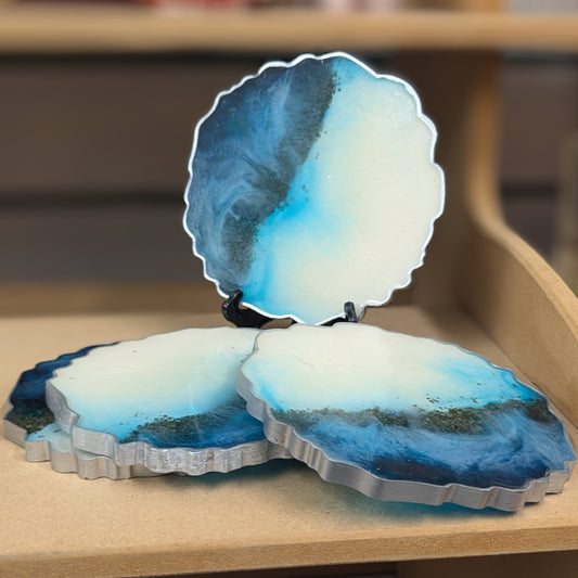 Cornish Sand and sea coaster set