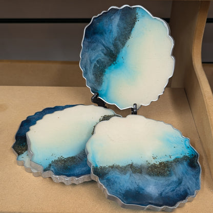 Cornish Sand and sea coaster set